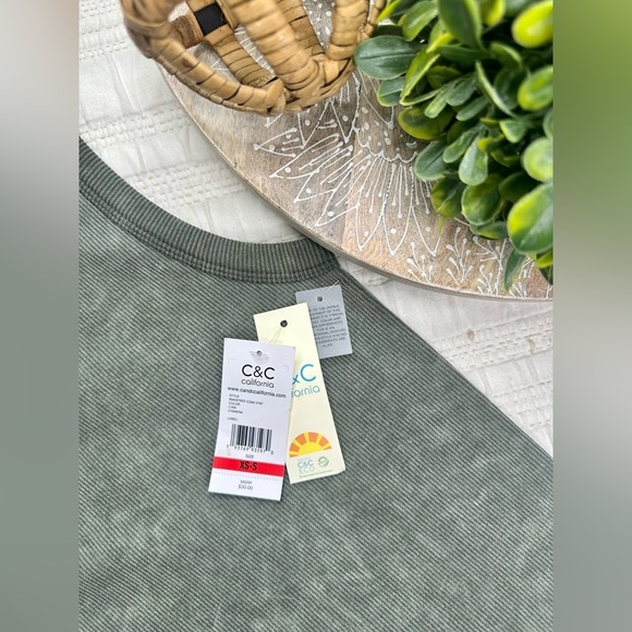 C & C California Ribbed Knit Tank Size XS/S NWT - Picture 9 of 9